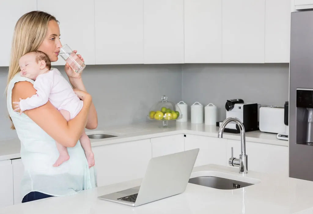 Water for Postpartum Hair Loss? Why dehydration may be the reason for your falling strands. - Baby Blues