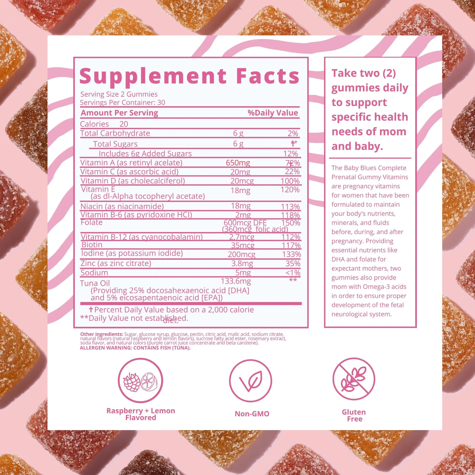 Complete Prenatal Gummies Baby Blues