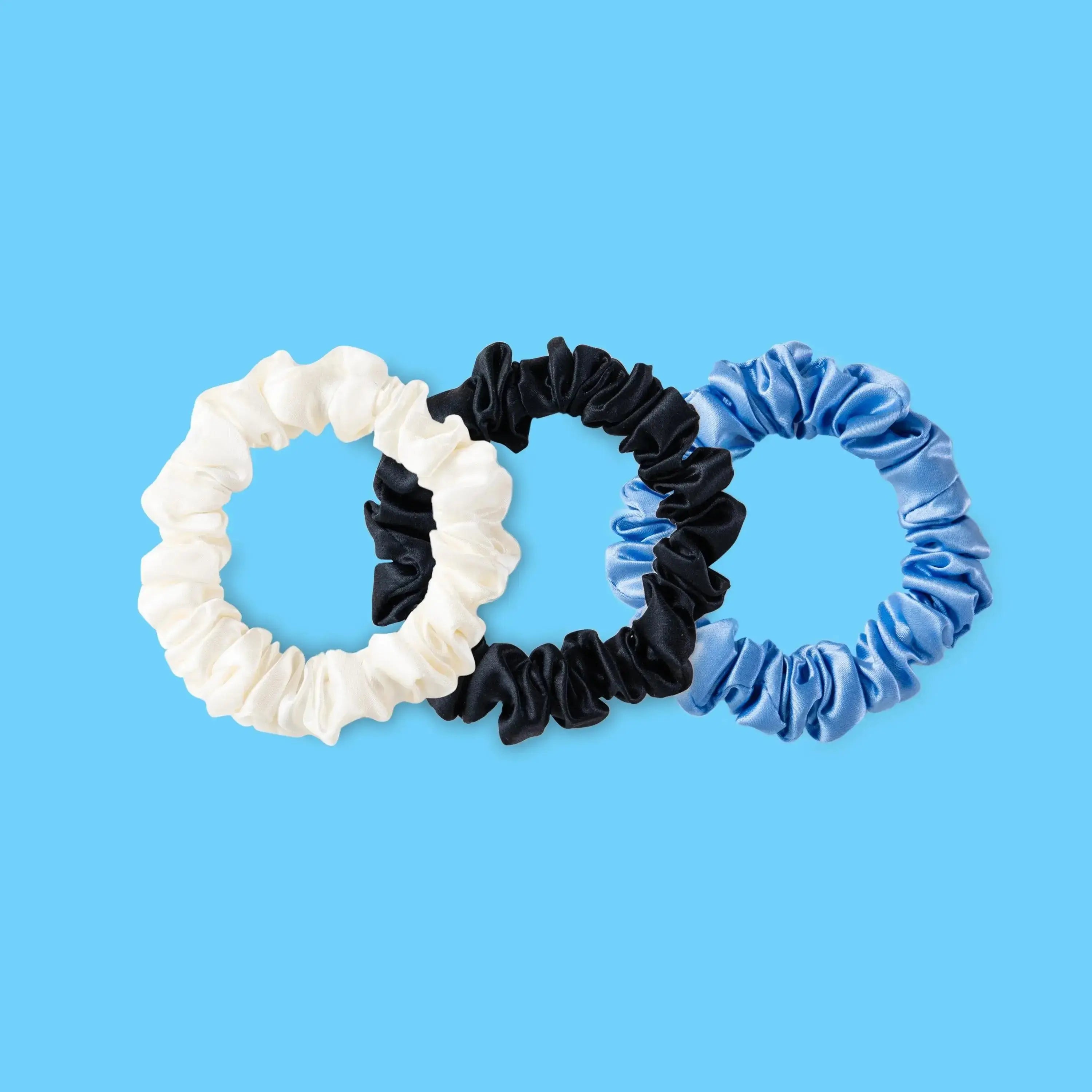 silk hair scrunchie woman