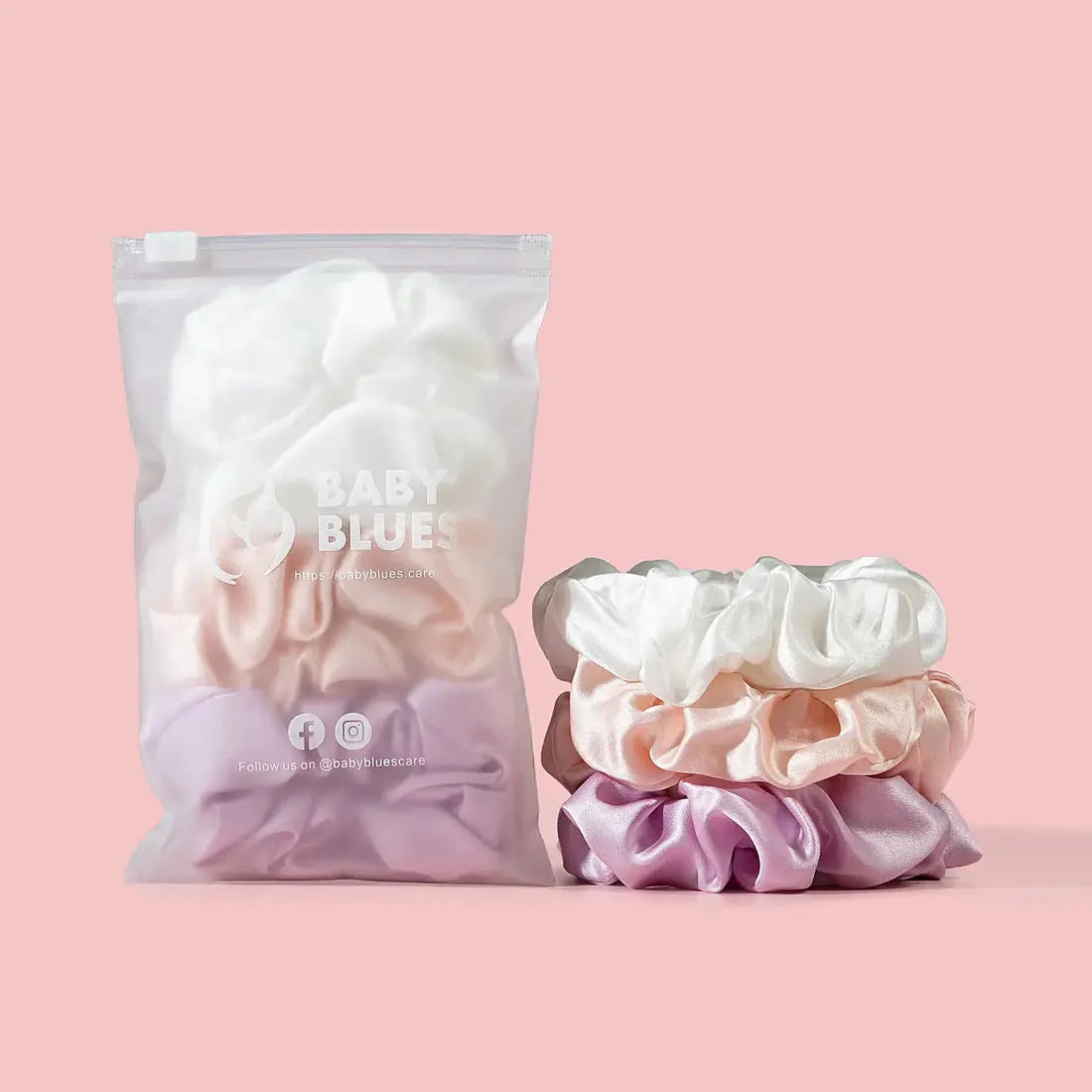 Hair Friendly Silk Scrunchies