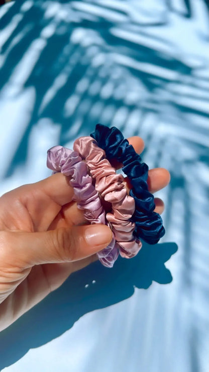Lavender dream silk scrunchie