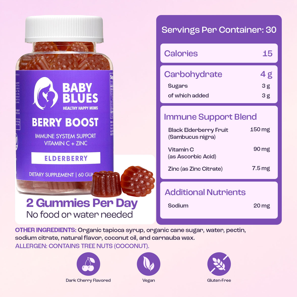 Berry Boost supplement facts