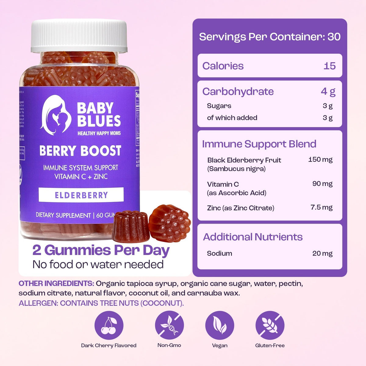 Berry Boost supplement facts