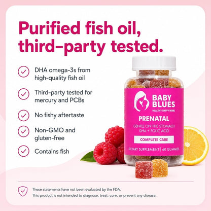Purified fish oil DHA, third-party tested