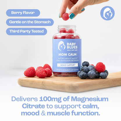 100 mg magnesium citrate to support calm, mood and muscle function