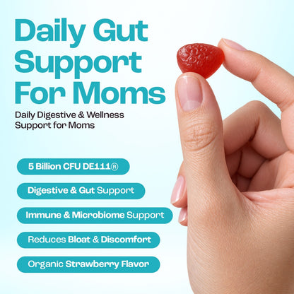 Daily gut support for moms with 5 billion CFU DE111