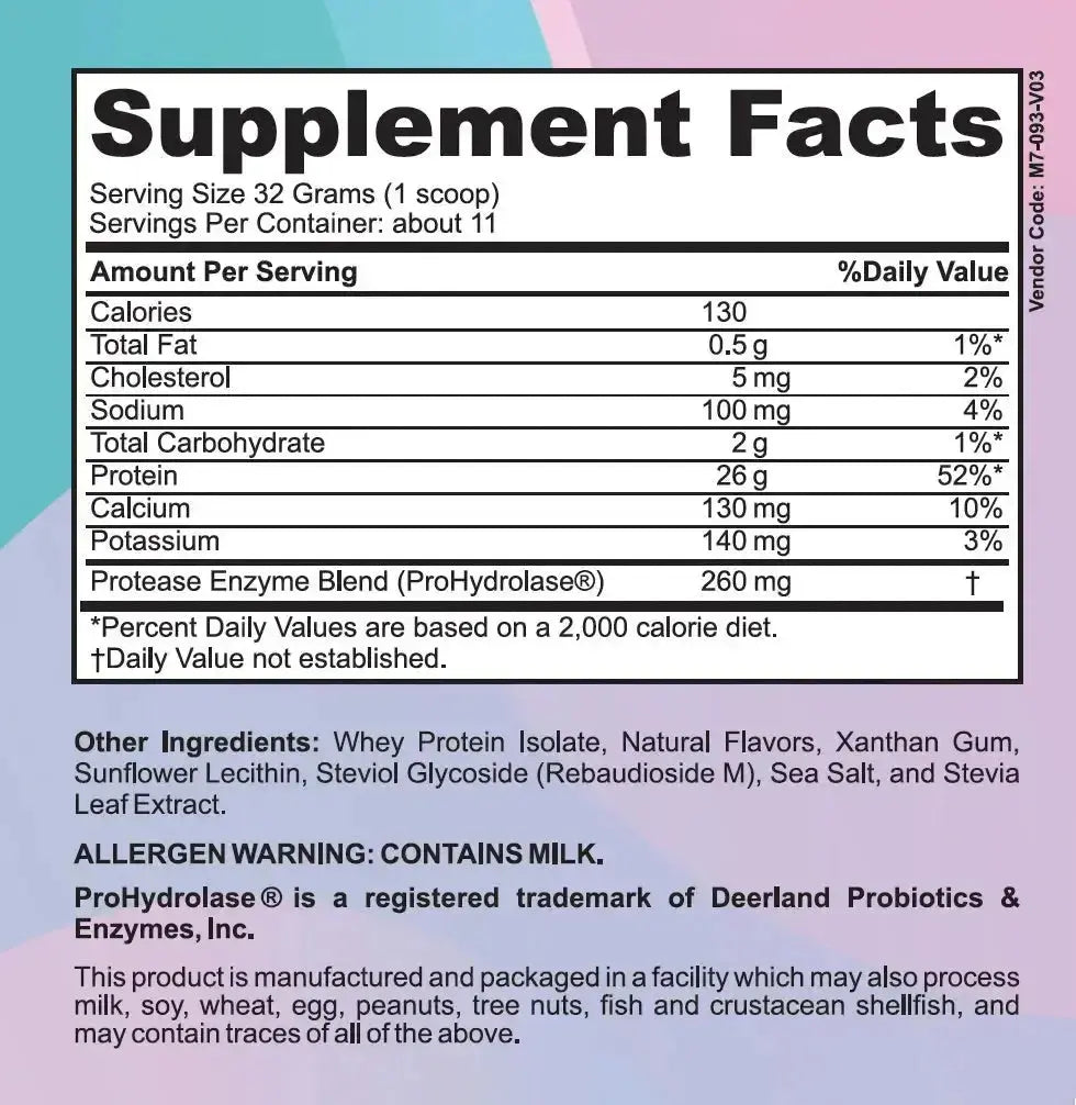 milky whey protein bar