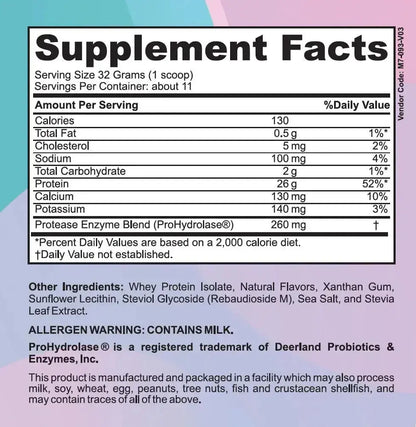 milky whey protein bar