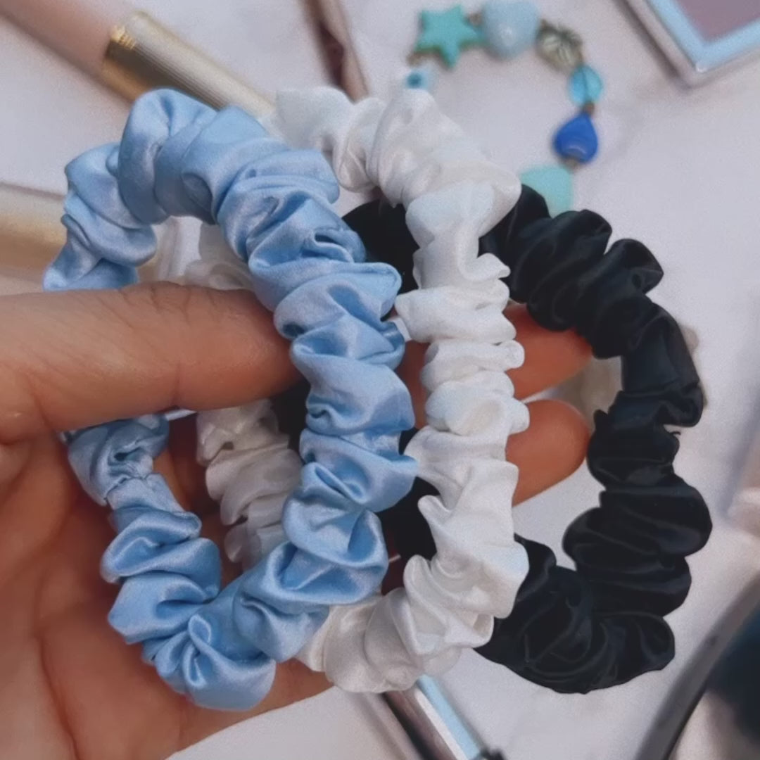 Coleteros de seda para el cabello suave