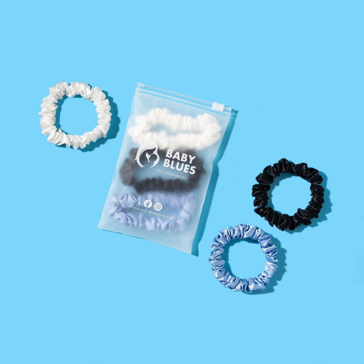 silk scrunchie hair ties