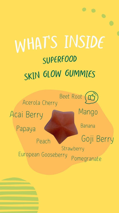 Superfood Gummies for Healthy Skin